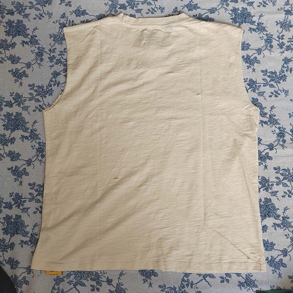 Gallery Dept. Letter Logo Broken Tank Top - Cream - Picture 8 of 8